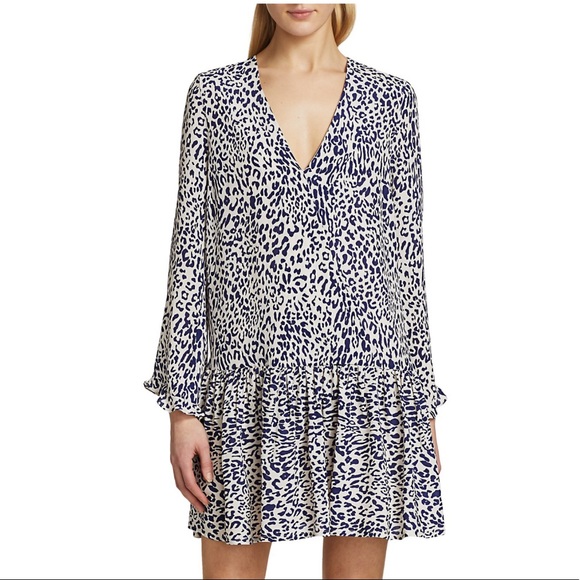 Baum Und Pferdgarten Alda Navy Leopard Shift Dress - Picture 3 of 7